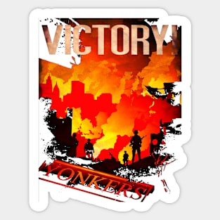 VICTORY! Sticker